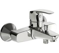 Hansa 45112183 Hansapinto-Rubinetto Miscelatore, Montaggio a Parete, Sistema Automatico Doccia/Vasca da Bagno, 20/19 l/min, proiezione 166 mm, Cromato