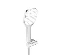 Hansa Activejet set doccia con supporto, 1 tipo di getto, 84380213, Activejet cromo/bianco [Rubinetteria Bagno > Set Doccia]