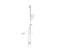 Hansa Activejet Style set doccia con asta saliscendi, 1 tipo di getto, 84370210, Activejet Style cromo/bianco [Rubinetteria Bagno > Set Doccia]