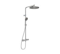 Hansa Aurelia sistema doccia, termostatico, 4719910380, Aurelia acciaio inox spazzolato [Rubinetteria Bagno > Colonne Doccia]