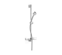 Hansa - basicjet Set Barra 650 mm + basicjet 1 + lampada 1500 mm + Portasapone Cromo, 44780211)