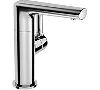 Hansa, Batteria monoforo monocomando per lavabo Hansaronda 5534, comando con leva laterale, cromato, 55342203