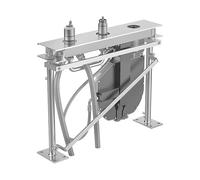 Hansa Compact corpo di installazione bordo piastrelle 3 fori per bocca di erogazione vasca distante, 53010300, Compact [Rubinetteria Bagno > Accessori di Montaggio per Rubinetteria Bagno]