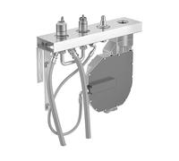 Hansa Compact soluzione a parete e per ristrutturazioni per montaggio bordo piastrelle a 4 fori, 53080300, Compact [Rubinetteria Bagno > Accessori di Montaggio per Rubinetteria Bagno]