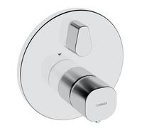 Hansa Living - Miscelatore termostatico ad incasso per vasca da bagno, con deviatore a 2 utenze, cromato 81149552