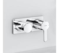 Hansa Designo Style miscelatore monocomando, per vasca e doccia, 44519583, Designo Style cromo [Rubinetteria Bagno > Rubinetteria Doccia]