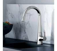 Hansa Designo Style rubinetto da cucina, orientabile, 51362283, Designo Style cromo [Rubinetteria da Cucina > Rubinetti da Cucina]