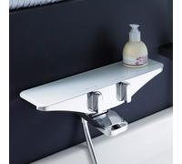 Hansa Emotion rubinetto vasca esterno con termostatico, 5864217182, Emotion bianco/cromo [Rubinetteria Bagno > Rubinetteria Vasca]