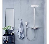 Hansa Emotion sistema doccia, termostatico, 5865017282, Emotion cromo/bianco [Rubinetteria Bagno > Colonne Doccia]