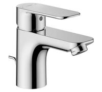 Hansa HANSABASIC miscelatore per lavabo, sporgenza 101 mm, con asta di comando, cromo, 55402203
