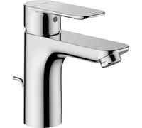 HANSA HANSABASIC XL Mitigeur de lavabo, saillie 112 mm, avec tirette, chromé, 55502203, 55502203