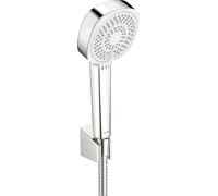 HANSA HANSABASICJET Style set doccetta, montaggio a parete, 3 getti, eco, cromo,