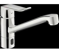 HANSA HANSACARE Hybrid Robinet de cuisine, hybride/Bluetooth, à piles, saillie 214 mm, chromé, 46132209, 46132209