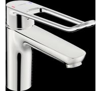 HANSA HANSAclinca Mitigeur de lavabo, saillie 150 mm, Push-Open, chromé, 45222185, 45222185