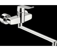 HANSA HANSAclinca Mitigeur de lavabo, saillie 377 mm, chromé, 01546283, 01546283