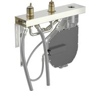 HANSA HANSAcompact Corps encastré pour robinetterie de baignoire, 3 trous, 565 mm, 53070300, 53070300