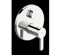 HANSA HANSADESIGNO Style Mitigeur de bain et douche, encastré, chrome, 81119563, 81119563