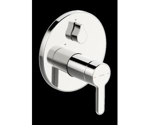HANSA HANSADESIGNO Style Mitigeur de bain et douche, encastré, chrome, 81119563, 81119563