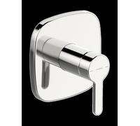 HANSA HANSADESIGNO Style Set de finition pour mitigeur de douche, encastré, rosace soft edge, 81109593, 81109593