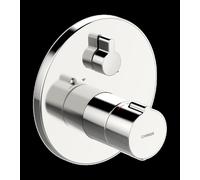 HANSA HANSAHOME Mitigeur de bain et de douche, encastré, rond, avec dispositif de sécurité, chromé, 88623045, 88623045