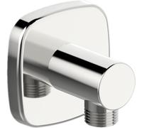 HANSA HANSALIVING Coude de raccordement mural, soft edge/rond, chromé, 51180193, 51180193