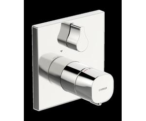 HANSA HANSALIVING Mitigeur de bain et douche, set de finition, thermostat, encastré, 81149562, 81149562, Colorazione: cromo