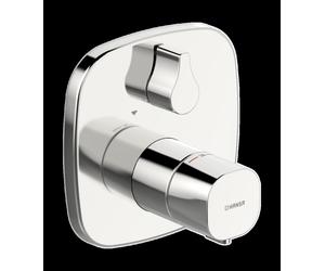 HANSA HANSALIVING Mitigeur de bain et douche, set de finition/thermostat, sans dispositif de sécurité, 81149572, 81149572