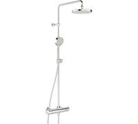 HANSA HANSAmicra Système de douche, douche de tête 200mm, ronde, 3 jets, saillie 445-470mm, 44350130, 44350130, Colorazione: cromo