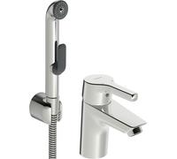 HANSA HANSAPALENO Mitigeur de lavabo avec douchette fonctionnelle, chromé, 56402203, 56402203