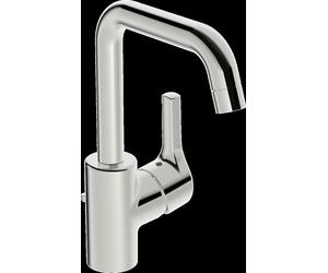 HANSA HANSAPALENO Mitigeur de lavabo, saillie 152 mm, avec tirette, chromé, 56372203, 56372203