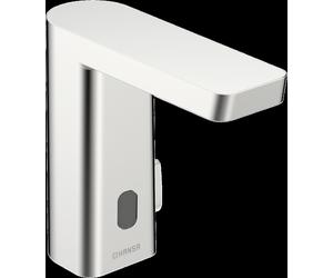 HANSA HANSASTELA Mitigeur de lavabo, sans contact, alimentation par pile 6V, Eco+, 3,4l/min, saillie : 105 mm, 71622790004, 571622790004, 571622790004