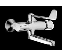 HANSA HANSATEMPRA Mitigeur de lavabo, montage mural, saillie 245 mm, levier de commande long, chromé, 08382202, 08382202