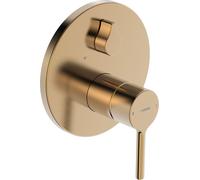 HANSA HANSAVANTIS Set de finition pour bain/douche, levier à goupille, pour deux consommateurs, 8260906781, 8260906781, Colorazione: bronzo spazzolato