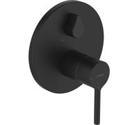 HANSA HANSAVANTIS Set de finition pour bain/douche, levier à goupille, pour deux consommateurs, 8260906733, 8260906733, Colorazione: Nero opaco