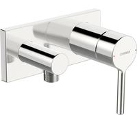 HANSA HANSAVANTIS Style Mitigeur de douche, montage encastré, rosace carrée, chromé, 54819007, 54819007