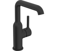 HANSA HANSAVANTIS Style Mitigeur de lavabo, bec orientable, sans garniture de vidage, saillie 147mm, 5455220733, 5455220733, Colorazione: nero opaco