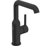 HANSA HANSAVANTIS Style Mitigeur de lavabo, Bluetooth, 3V, hybride, sans vidage, saillie 147mm, 5460220933, 5460220933, Colorazione: nero opaco