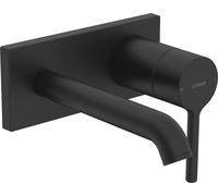 HANSA HANSAVANTIS Style Set de finition pour mitigeur de lavabo, encastré, saillie 179mm, 5480210733, 5480210733, Colorazione: nero opaco