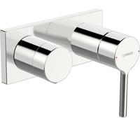 HANSA HANSAVANTIS Style Set de montage final pour bain/douche, pour deux consommateurs, encastré, chrome, 54829007, 54829007