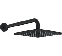 HANSA HANSAVIVA Douche de tête, 200x200 mm, débit éco, montage mural, 4426024033, 4426024033, Colorazione: nero opaco