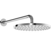 HANSA HANSAVIVA Douche de tête, ronde, diamètre 250mm, 1 jet, saillie 348mm, 4426020080, 4426020080, Colorazione: Acciaio spazzolato