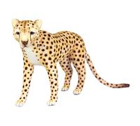 Hansa in piedi ghepardo peluche morbido coccolone realistico animale farcito fat