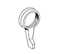 Hansa leva di chiusura, completa, 59905722, Universal cromo [Rubinetteria Bagno > Ricambi Rubinetteria Bagno]