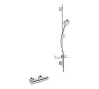 Hansa Micra rubinetto doccia esterno con termostatico, 48150171, Micra cromo [Rubinetteria Bagno > Rubinetteria Doccia]