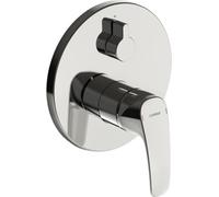 Hansa HANSAPINTO miscelatore per vasca e doccia, set pronto per il montaggio, cromo, 85269183