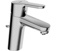 Hansa, Miscelatore monocomando per lavabo Hansaprimo XL con leva di comando e scarico, 111 mm, bassa pressione, cromato, 49381103