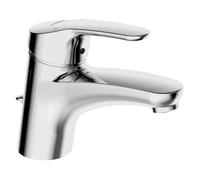 Hansa, Miscelatore monoforo per lavabo Hansamix 0109, con tubi flessibili, cromato, 01092283