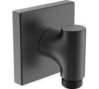 HANSA Oras Group Coude de raccordement mural, 75x75mm, 290023-33, 290023-33, Colorazione: Nero opaco