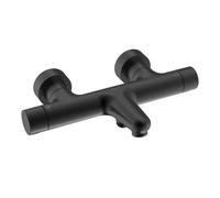 Hansa Prisma rubinetto vasca esterno con termostatico, 5810230133, Prisma nero opaco [Rubinetteria Bagno > Rubinetteria Vasca]