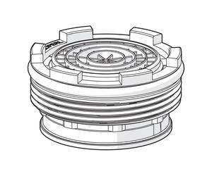 Hansa Public regolatore tipi di getto Cache M16,5 x 1 filettatura maschio, 59913243, Public [Rubinetteria Bagno > Ricambi Rubinetteria Bagno]